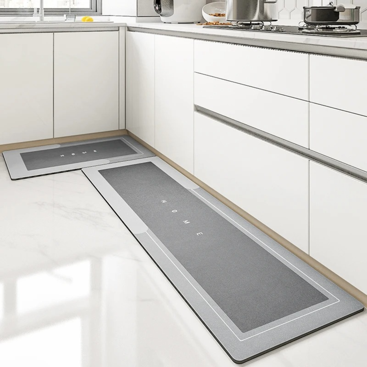 Hochwertige, rutschfeste und saugfähige Matte für Zuhause und Küche
