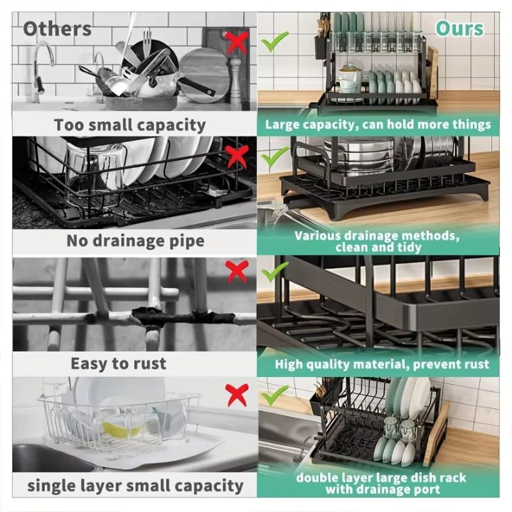 FlowDry™ Premium 2-Etagen-Geschirrtrockner