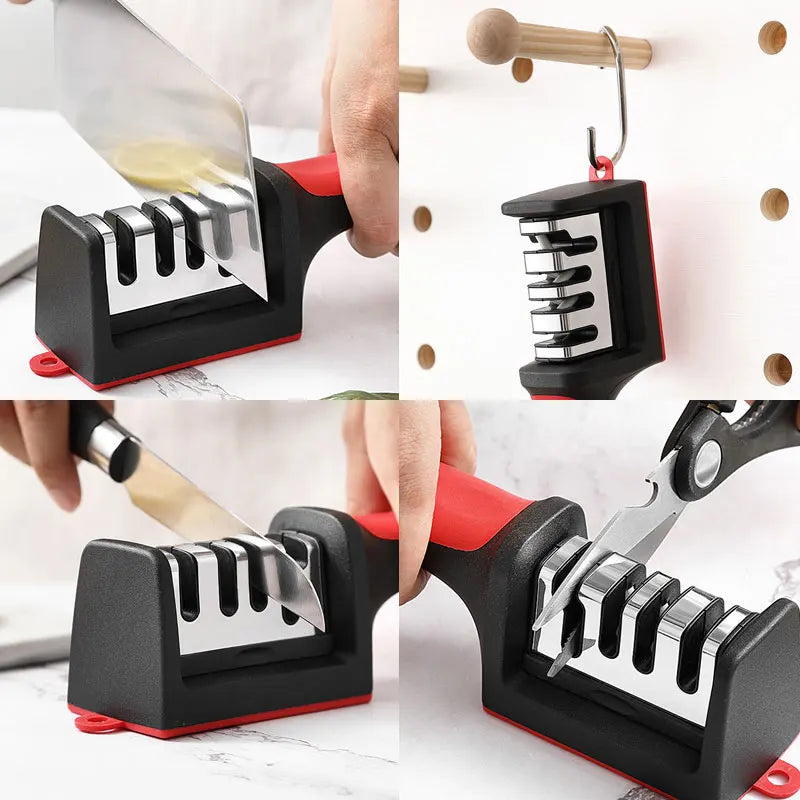 4-in-1 Messer- und Scherenschärfer